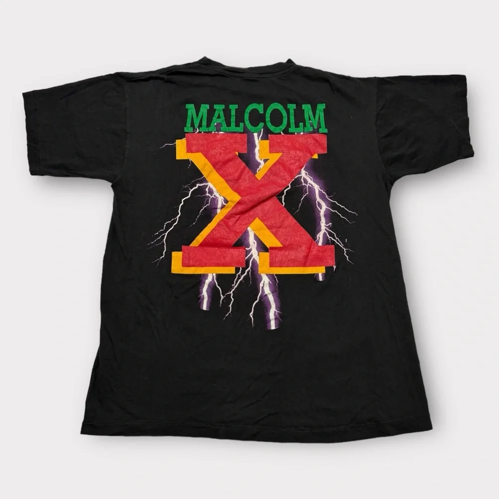 Vintage 90’s Malcom X Rap Tee - Picture 2 of 8
